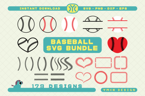 Baseball SVG Bundle 179 Designs