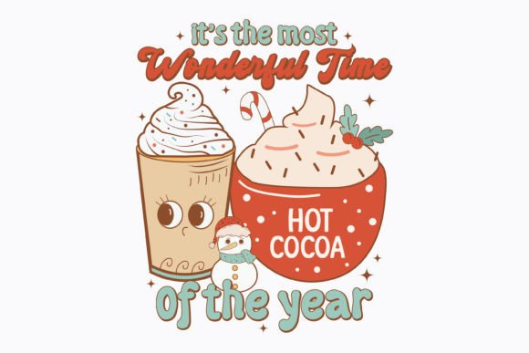 Christmas It's the Most Wonder Retro Svg
