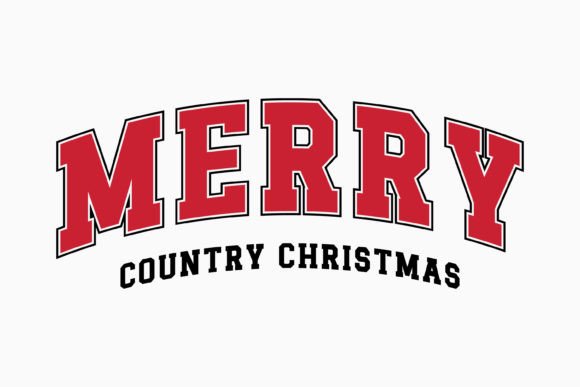Christmas Merry Country Christmas Svg