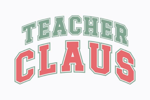 Christmas Teacher Claus Svg