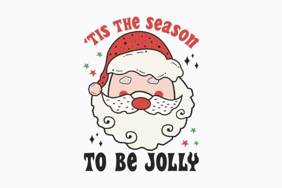 Christmas Tis the Season to Be Retro Svg