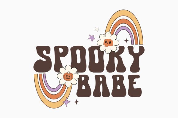 Spooky Baby Halloween Retro